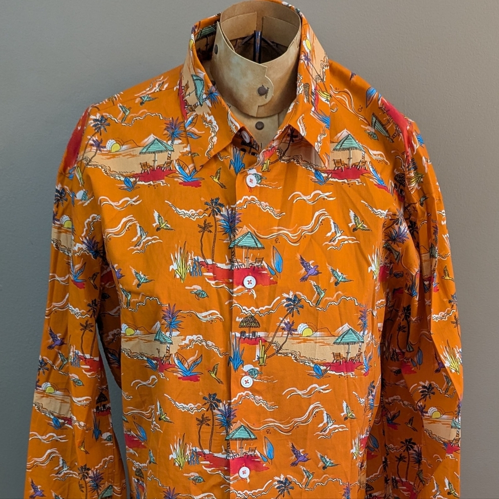 Bugatchi Long Sleeve Button Down